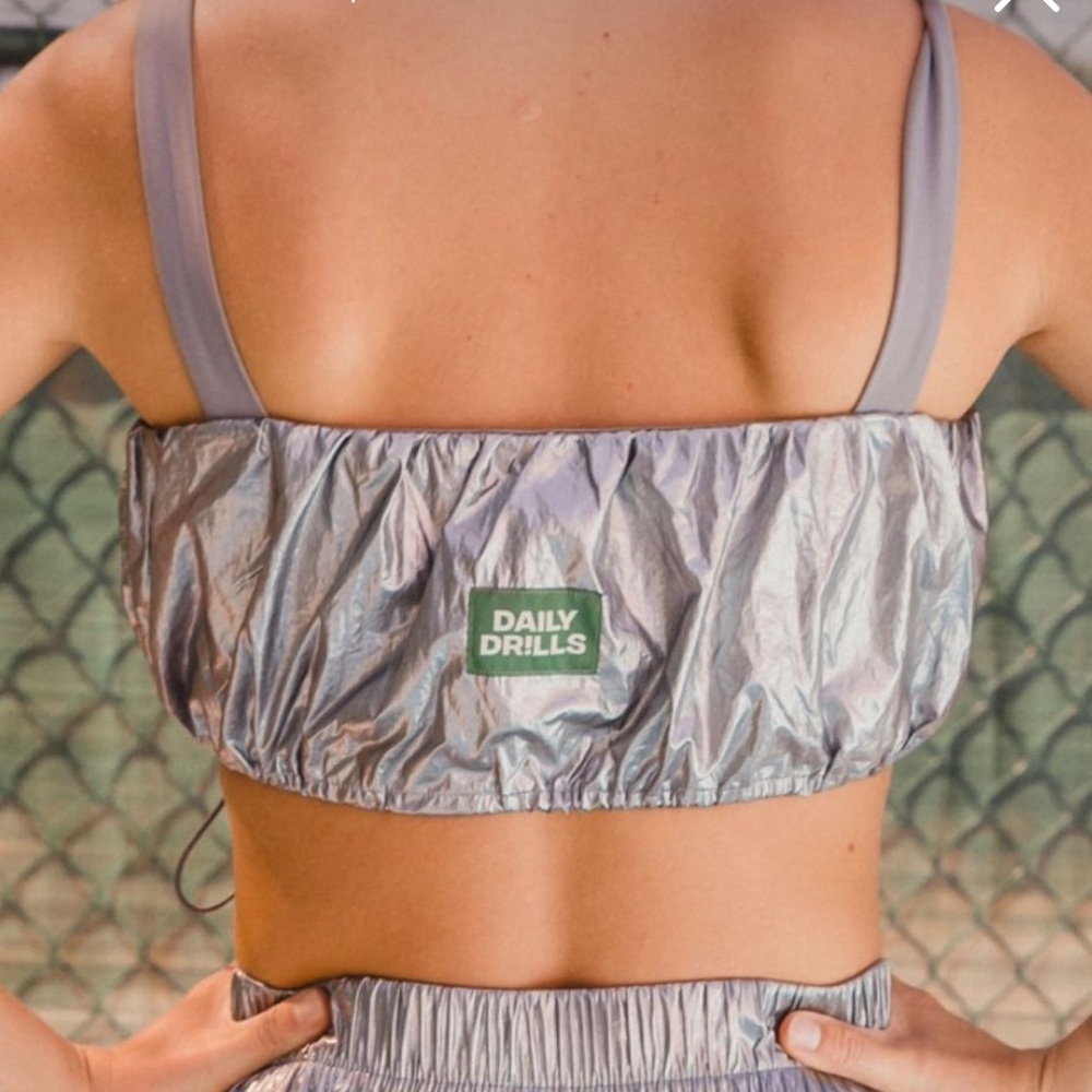 Daily Drills Metallic Bubble Bra